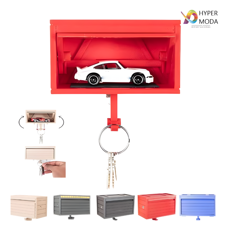 Portallaves Garage Para Carro Juguete